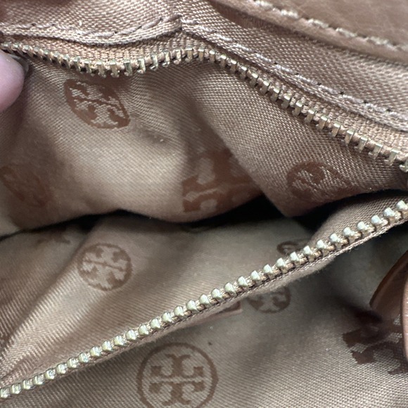 Tory Burch Marion Women's Leather Crossbody Bag Cognac Brown‎ - Picture 11 of 15